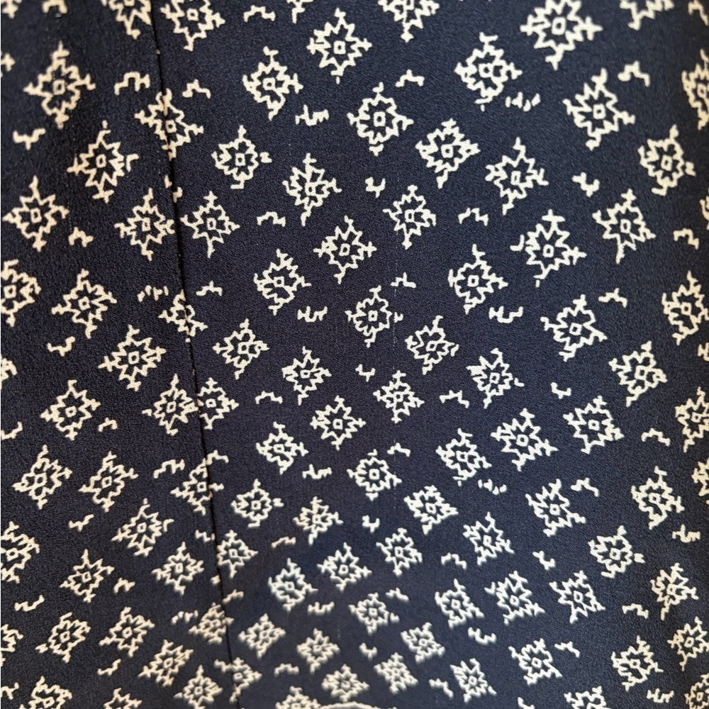 SEA NEW YORK Printed Blockprint Long Sleeve Silk Top - Picture 4 of 8